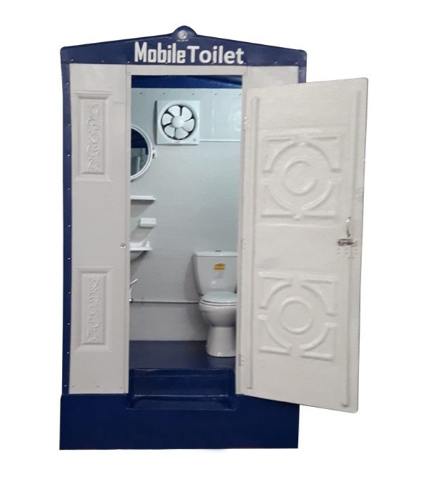 Buy Support FRP Exclusive Portable Toilet with Septic Tank Online at Best Price	