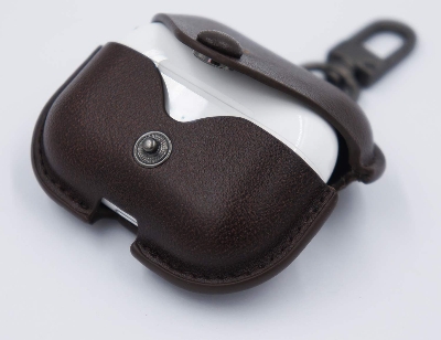 Picture of AirPods Pro-2 Magnet Leather PU Case with Hook For apple & Airpods a9 pro cover