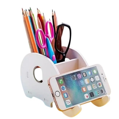 Picture of Wooden Mobile Stand, Phone Desk Stand Wood for Office & Home, Eco-Friendly, Handmade Wooden Cell Phone Stand, Portable Phone Holder, Gift for Students & Professionals