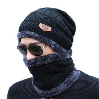 Picture of Neck Warmer Winter Hat Knit Cap Scarf Cap Winter Hats - Cap
