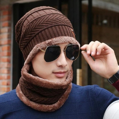 Picture of Neck Warmer Winter Hat Knit Cap Scarf Cap Winter Hats - Cap