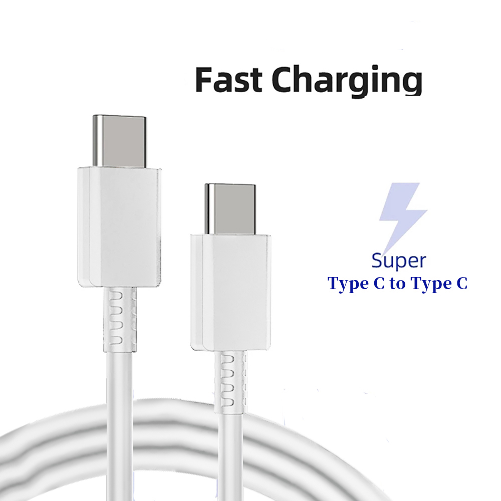 Picture of Type C to Type C Fast Charging Cable USB 2.0 TPE Silicone 3A for Mobile Tablet Earphone