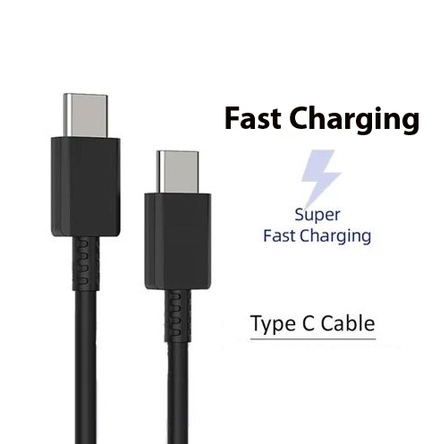 Picture of Type C to Type C Fast Charging Cable USB 2.0 TPE Silicone 3A for Mobile Tablet Earphone