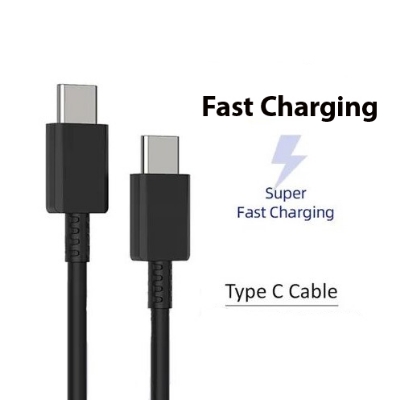 Picture of Type C to Type C Fast Charging Cable USB 2.0 TPE Silicone 3A for Mobile Tablet Earphone