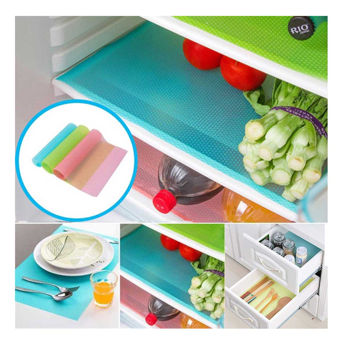 Picture of Refrigerator Pad Moisture Silicone Pad Refrigerator Mats Fridge Waterproof 1/Pcs samsung, walton, minister