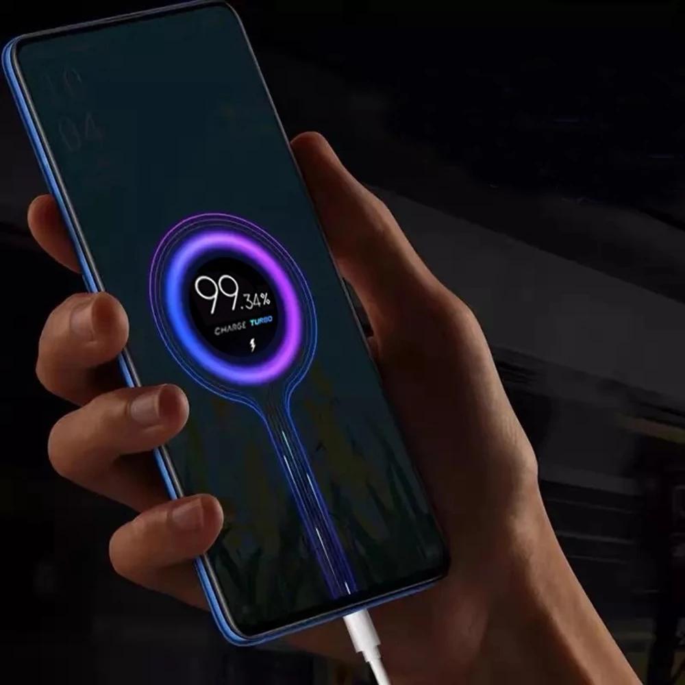 Picture of Xiaomi Type-C 6A 7A 33w 67W 120W Turbo Charger Cable Quick Charging Type C USB Line For Mi 9 10 11 Pro 9Se CC9 Pro Note 10 Lite Redmi K MI 10T Pro 5G 10i Poco X3 Type C Fast Charging Cable 1M Redmi Note 9 10 K30 Ultra POCO M3 Pro 5G Mi 11 Lite- White