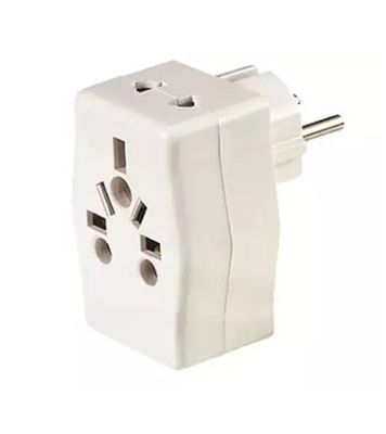 Picture of 2 Pin Multi Socket Plug Adapter for Home Uses