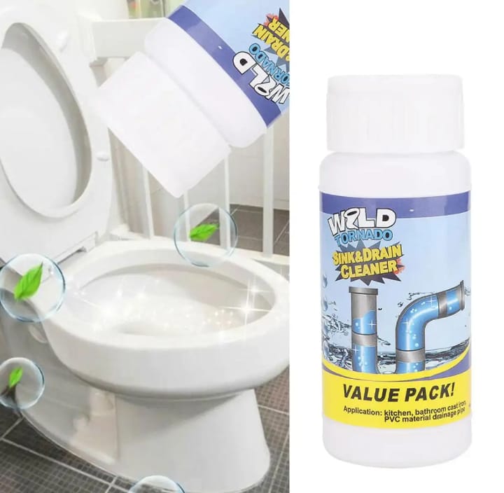 Picture of Pipe Drain Cleaner Kitchen Sink Toilet Drain Cleaner  Block Sink Powder Unblock Powder  Pipeline Clean Unblocker Tools/sink