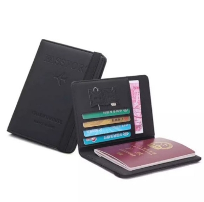 Picture of Multi-Function Passport Cover Holder Dedit or Credit Card Holder Wallet Passport Cover Case