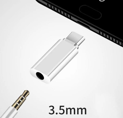 Picture of Type-C to 3.5mm Earphone Adapter USB-C Male to AUX Audio Female Jack for Xiaomi, Letv, and Other Devices