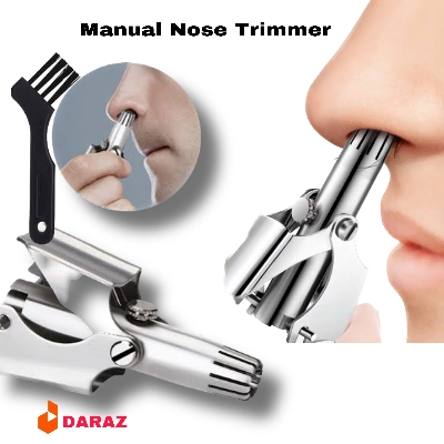 Picture of Manual Washing Nose Trimmer Device, Mechanical Nose Hair Trimmer Shaving And Hair Removal Tool