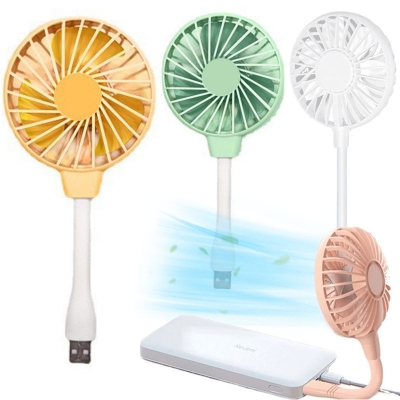 Picture of Small Handheld Fan usb Fan Mini Desktop Office usb  Portable Silent Office Small Fan Outdoor Laptop Computer Power Bank Summer Office Table Fan Rechargeable -Random color