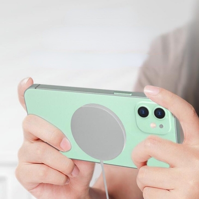 Picture of New 15W Wireless charging pad with C type adjust cable, for all wireless supported phone like iPhone, Samsung, Xiaomi, Huawei