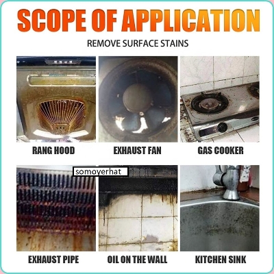 Picture of Multipurpose Bubble Foam Cleaner Kitchen Cleaner Spray Oil & Grease Stain Remover Chimney Cleaner Spray Bubble Cleaner All Purpose Foam Degreaser Spray Kitchen cleaner Foam