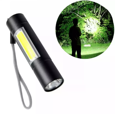 Picture of Usb Rechargeable Led Mini Flashlight With New Stylish Fashionable Storage Box-Flashlight & Cob Led Flashlight Micro Usb Charging System Zomable Focus - Charger Light