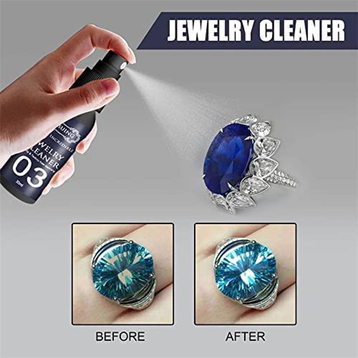 Picture of Versatile -Jewelry Cleaner Solution Diamond Silver Gold Jewelry Cleaning Spray All-Purpose Cleaner Household Cleaning Chemicals- Avant-garde Jewelry Cleaner