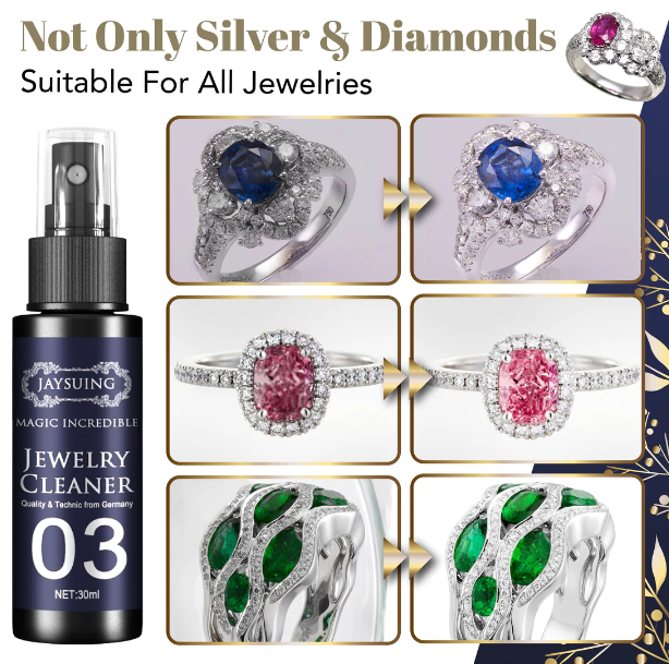 Picture of Versatile -Jewelry Cleaner Solution Diamond Silver Gold Jewelry Cleaning Spray All-Purpose Cleaner Household Cleaning Chemicals- Avant-garde Jewelry Cleaner