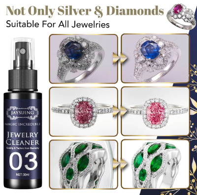 Picture of Versatile -Jewelry Cleaner Solution Diamond Silver Gold Jewelry Cleaning Spray All-Purpose Cleaner Household Cleaning Chemicals- Avant-garde Jewelry Cleaner