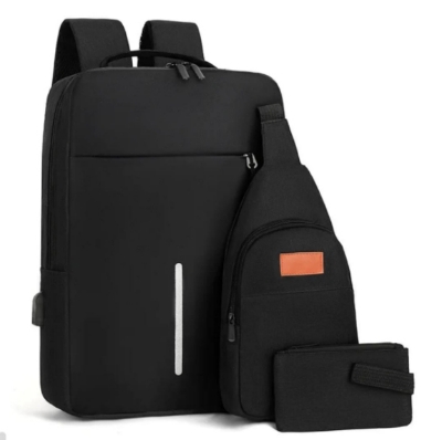 Picture of New 4 pcs Combo Bag Waterproof Men Crossbody College Bag Anti-Theft Travel Shoulder Bags