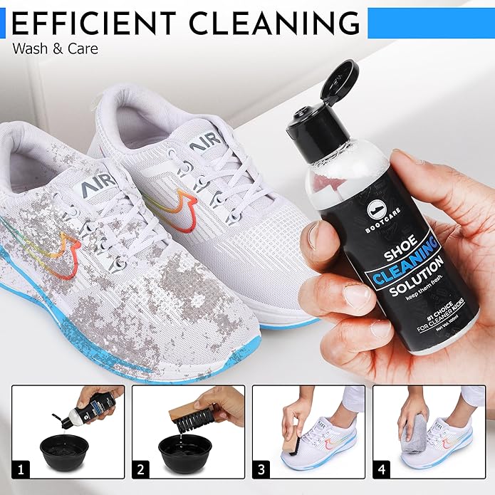 Picture of Multi-functional White Shoe Foam Cleaner, White Shoe Leather Fabrics Foam Cleaning Cream for sandals sneakers Dirt Cleaner