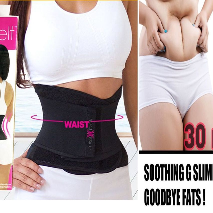 Picture of Newest Slimming Belt Miss Waist Belt Instant Hourglass Shape & Ginger Essential Oil-Slimming combo pack
