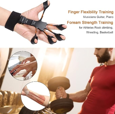 Picture of Finger Gripper Patients Hand Strengthener Finger Flexion And Extension Training - Relieve Pain for Arthritis