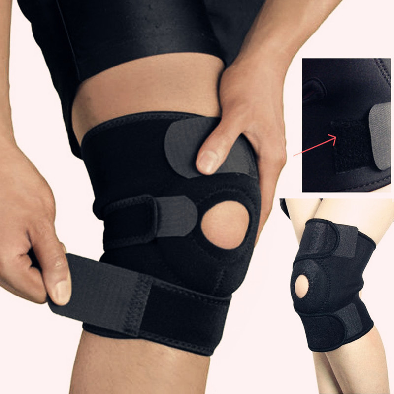 Picture of Knee Cap Support Belt Brace for Knee Pain Relief Open Patella Women and Men Knee Support