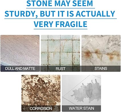 Picture of Stone Stain Remover Cleaner, Kitchen Marble Oil Stain Cleaner, Marble Stone Cleaner Polishes, Crystal Plating Agent for Marble, Tile, Granite, Kitchen Cooktops