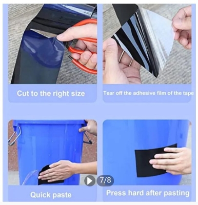 Picture of Flex Tape Strong Rubberized Waterproof Tape Super Strong Leaking Water Pipe Repair Tape Flex Tape Water-Resistant Belt- 4 Inches*5Feet - Double Side Tape