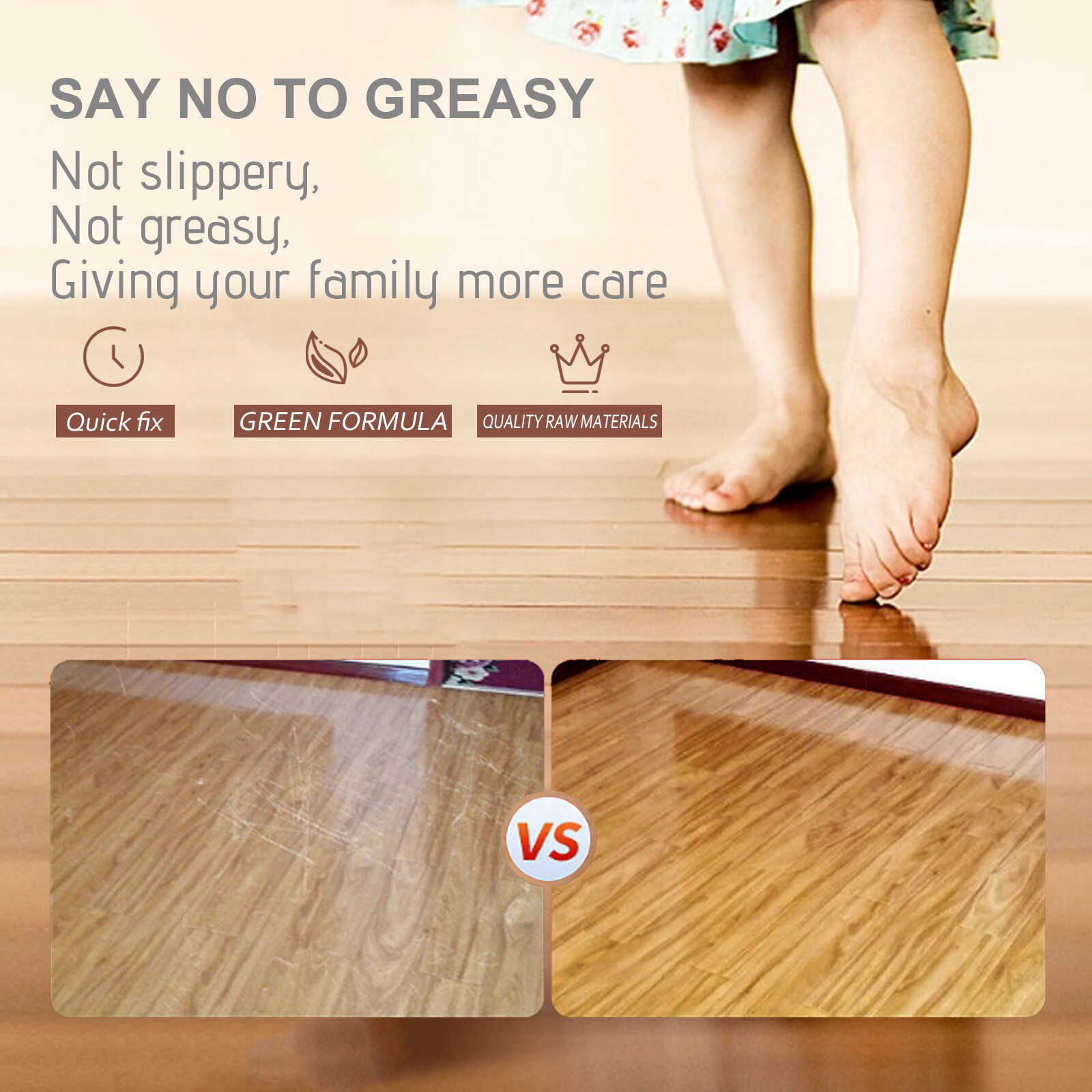 Picture of 2pcs Furniture Polishing Beeswax Spray Wooden Floor Cleaning Maintenance Wood Table Shiny Wear Resistant Multipurpose Beeswax Agents Floor Wood Repair Kit Furniture Paint Floor Complementary Color Spray Repair Wood Scratch Remover Acting Floor Repair