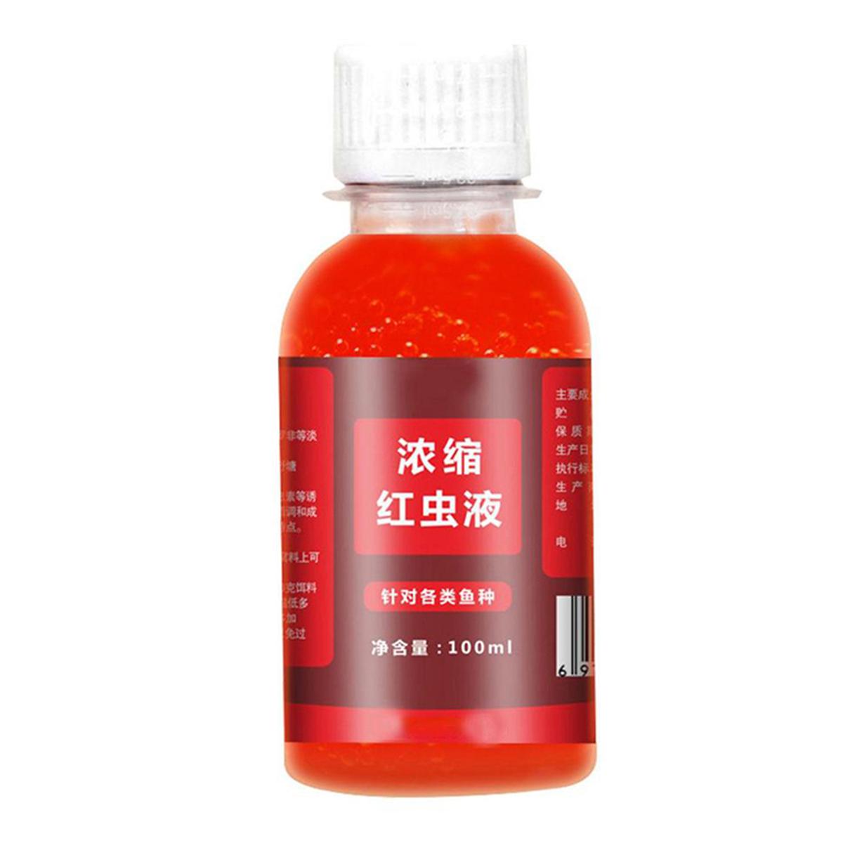 Picture of Fish Bait Liquid Attractant High Concentration Red Worm Fish Bait Attractant Enhancer Flavoured Fishing Bait Additive Fishing