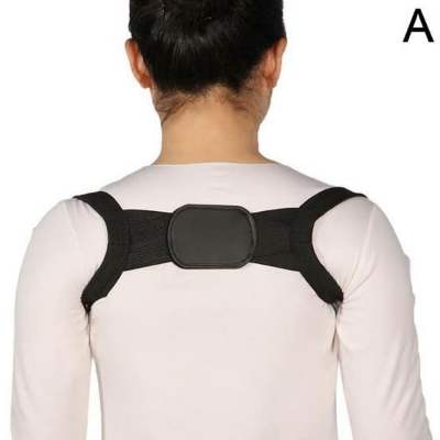 Picture of Body Fitness Belt Posture Corrector Belt Adjustable Back Correction Strap Shoulder Brace Belt Straighten