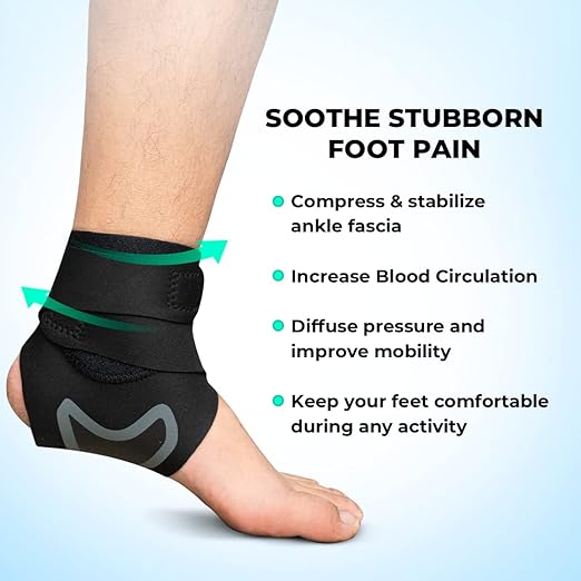 Picture of Adjustable Drop Foot Brace Foot Up AFO Brace Unisex Fits for Right/Left Foot Orthosis Ankle Brace Support, Improve Walking Gait