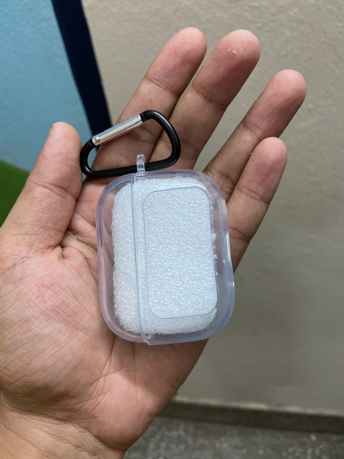 Picture of Transparent Earphone Case For Airpods A9 pro Cover Headphone Cover Airpods A9 Pro Touch Screen Display