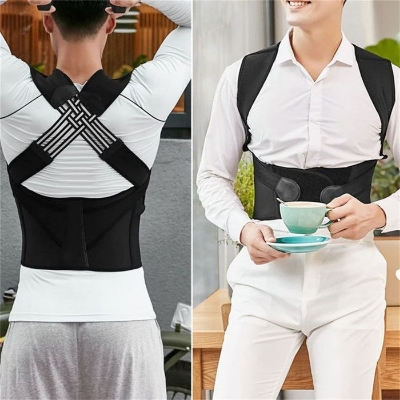 Picture of New Premium Adjustable Back Posture Corrector Belt for Women Men and Woman