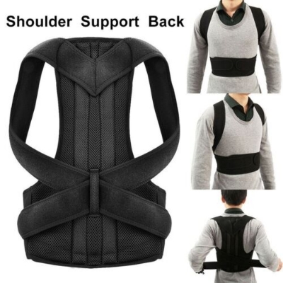 Picture of Unisex Magnetic Back Brace Posture Corrector Therapy Shoulder Belt for Lower and Upper Back Pain Relief, posture corrector men for women, back support belt for back pain
