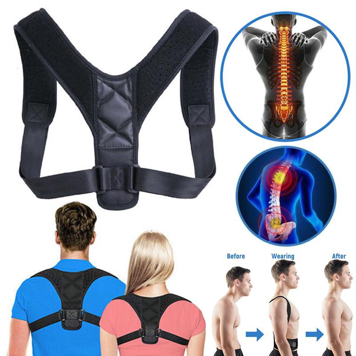 Picture of Body smartness correction Tape. Posture Corrector Shoulder Brace Back Support Belt for Man & Women BACK SUPPORTER