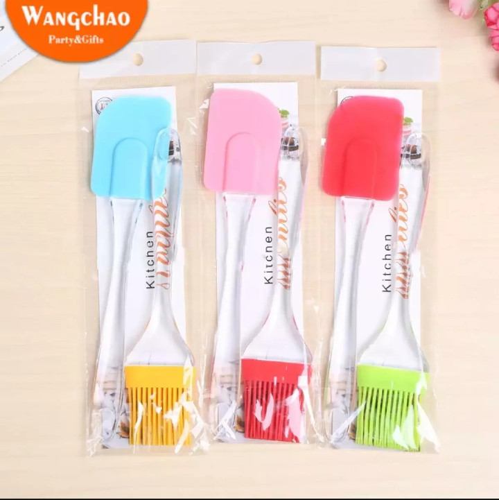 Picture of 2pic Silicone Kitchen Oil Brush BBQ Grill Basting Barbecue Brush