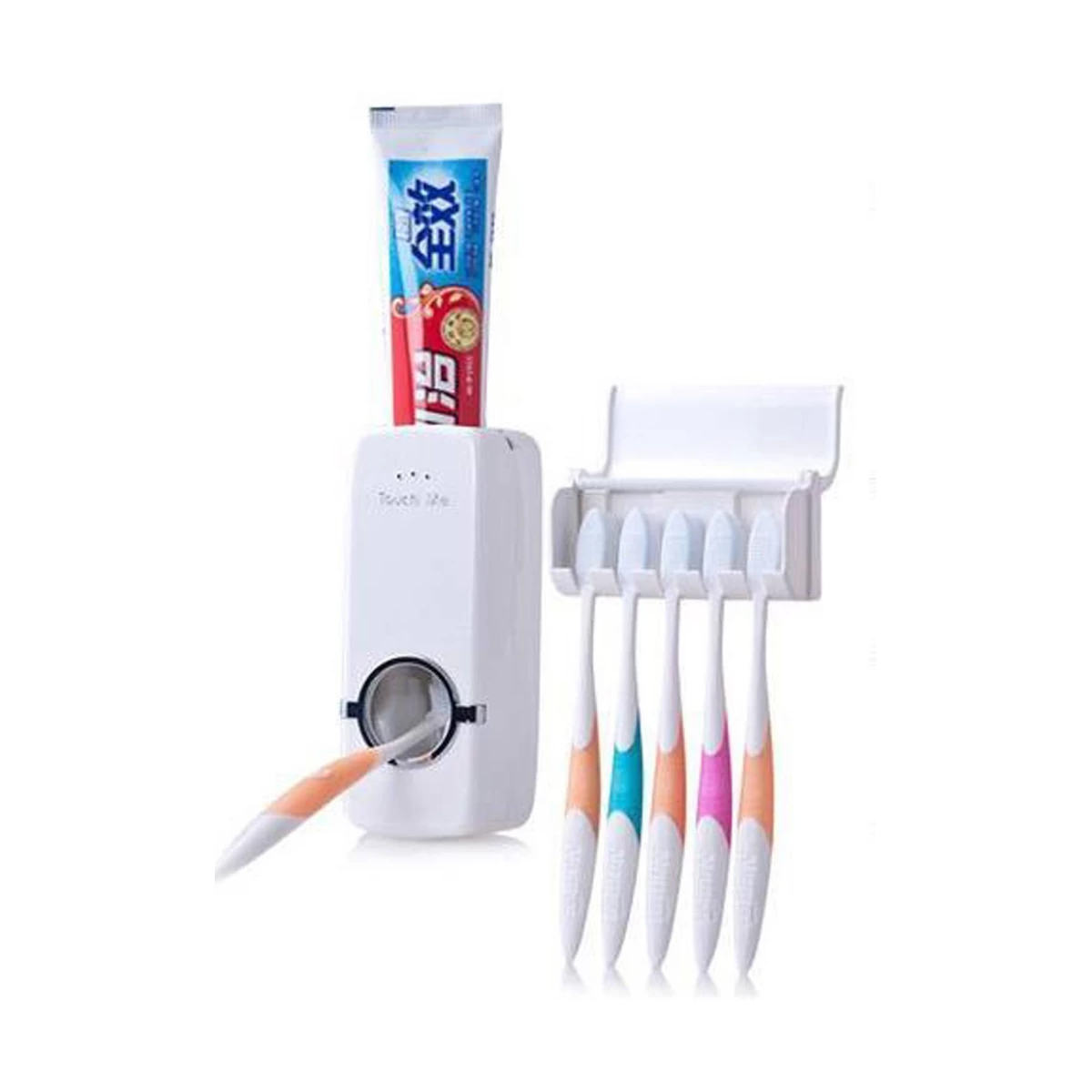 Picture of টুথব্রাশ হোল্ডার সহ টুথপেস্ট ডিসপেনসার - brush holder