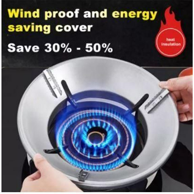 Picture of High Efficiency Gas Stove Energy Saving Cover Heat Insulation Pot Holder Wind Shield Rack