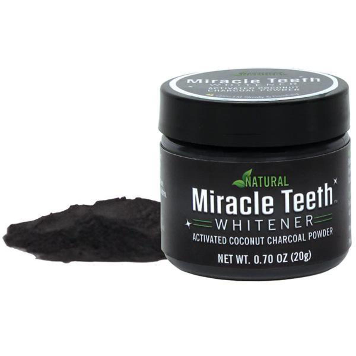 Picture of Miracle Teeth Whitener 20G Charcoal Tooth Whitening Powder