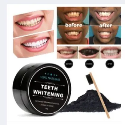 Picture of Miracle Teeth Whitener 20G Charcoal Tooth Whitening Powder