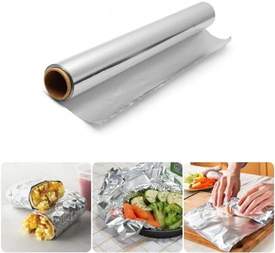 Picture of High Quality - Aluminum Wrapped Foil Paper - 5 Square Feet - Versatile And Easy To Use And Maintain - Reliable And Durable Foil Paper