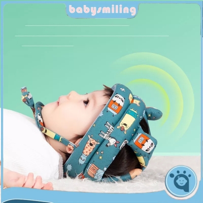 Picture of Cap Helmet To Protect The Baby'S Head,Baby Helmet Toddler Head Protector Baby Toddler Anti-Collision Cap Adjustable Child Safety Soft Helmet Toddler Anti-Fall Pad