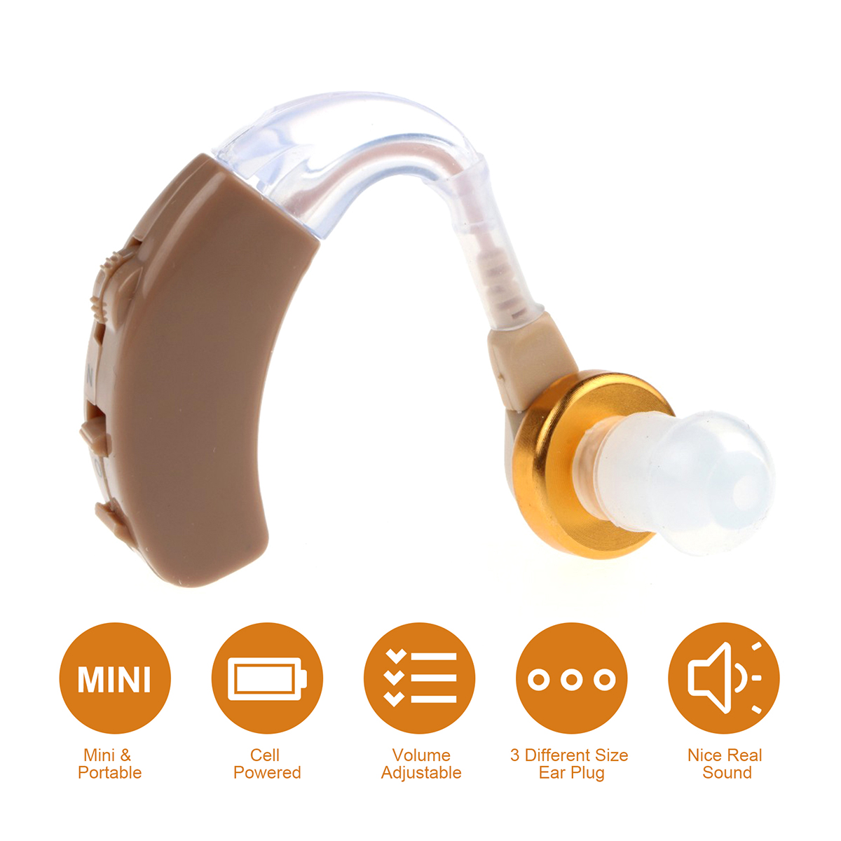 Picture of Ear Machine Hearing for Old Age/Ear Hearing Machine/BTE Hearing Aid Machine/Cyber Sonic Hearing Aid Bionic Ear Sound Amplifier