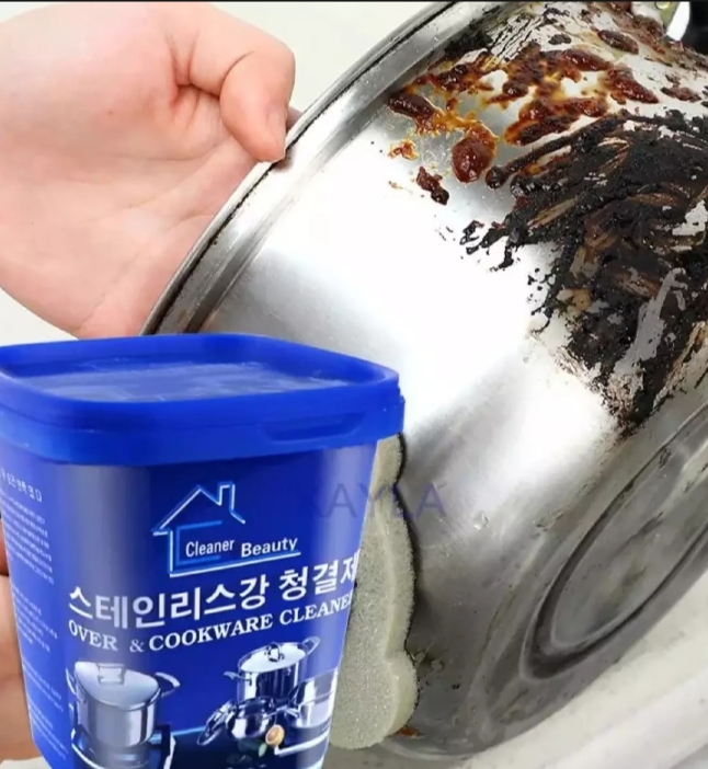 Picture of Cookware Cleaning Paste: Easily Clean Your Pots And Pans With This Household Kitchen Cleaner Paste, Ideal For Tough Stains