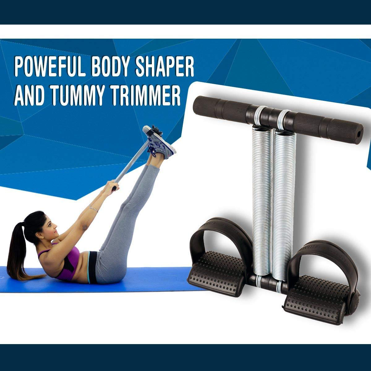 Picture of Tummy Trimmer Double Spring Tummy Trimmer / Fitness Tummy Trimmer/abs Tummy Trimmer/abs Exerciser Tummy Trimmer/Multipurpose Fitness Equipment for Men and Women