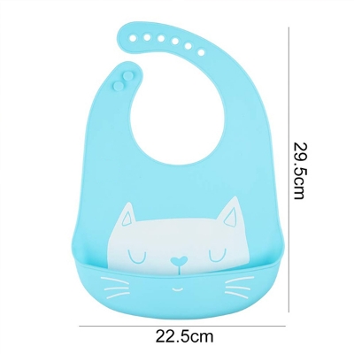 Picture of Cute Cotton Baby Bibs Newborn Muslin Bibs for Teething & Drooling Unisex Baby Bibs for Soft & Absorbent Baby Bibs