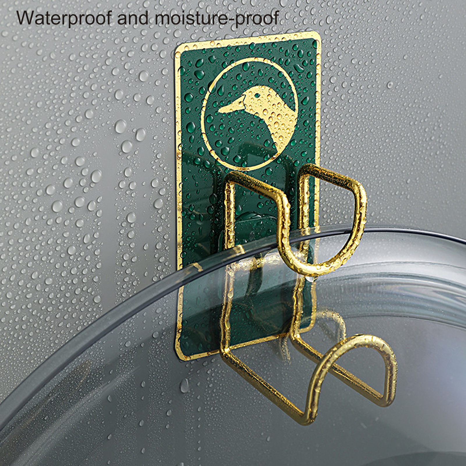 Picture of 1pic OdDii Reusable Adhesive Washbasin Hooks Self Adhesive Wall Hooks for Hanging Sticker for Plug Robe Towel Loofah Bathrobe Coat storage hooks