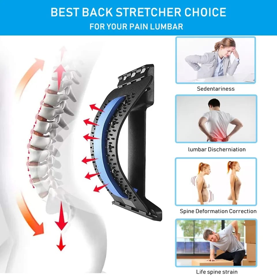 Picture of 1pcs Magic Back Pain Relief Support With Chair Belt For Men And Woman